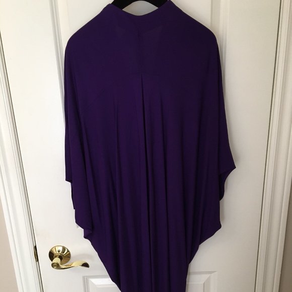 Vibrant violet Lanvin dress, FR34 (flexible), NWT - Picture 6 of 12